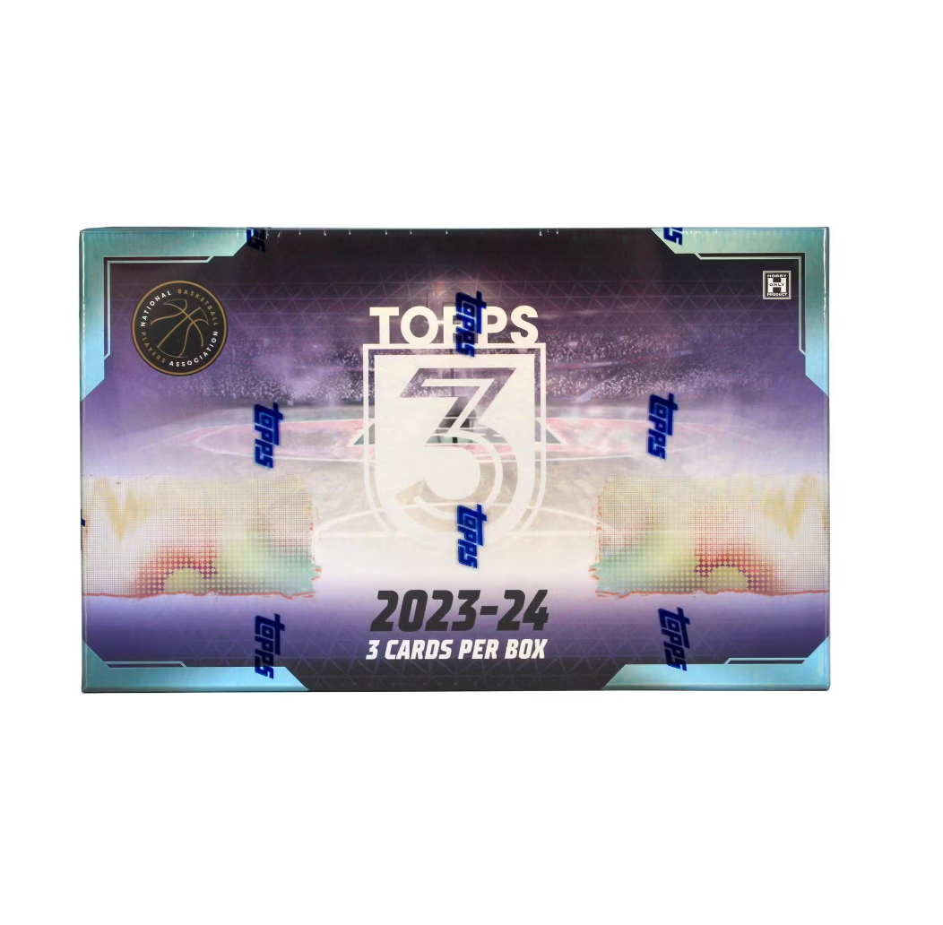 2023-24 Topps Three Basketball Hobby 5-Box Case