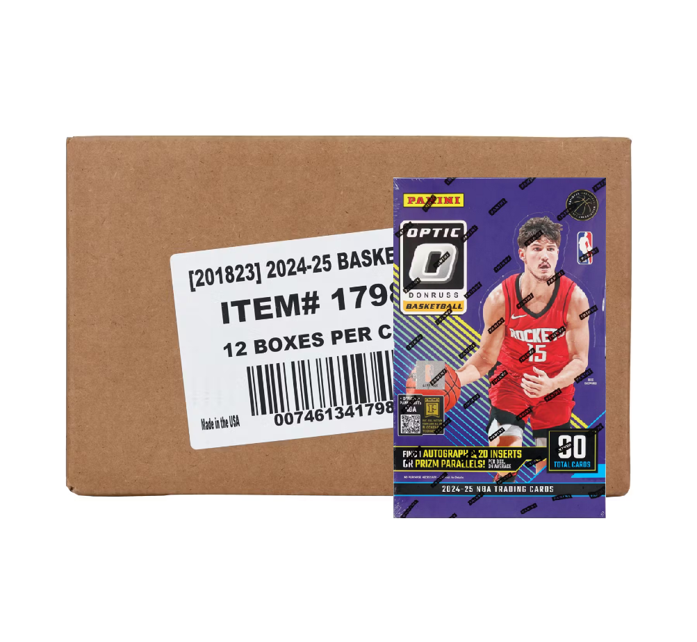 2024-25 Panini Donruss Optic Basketball Hobby 12-Box Case