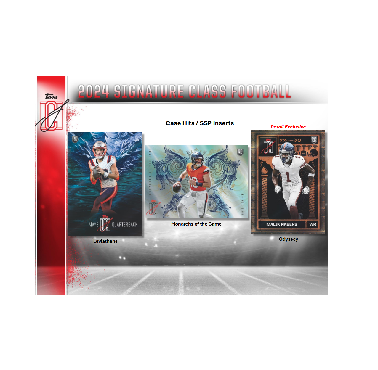 2024 Topps Signature Class Football Hobby 6-Box Case