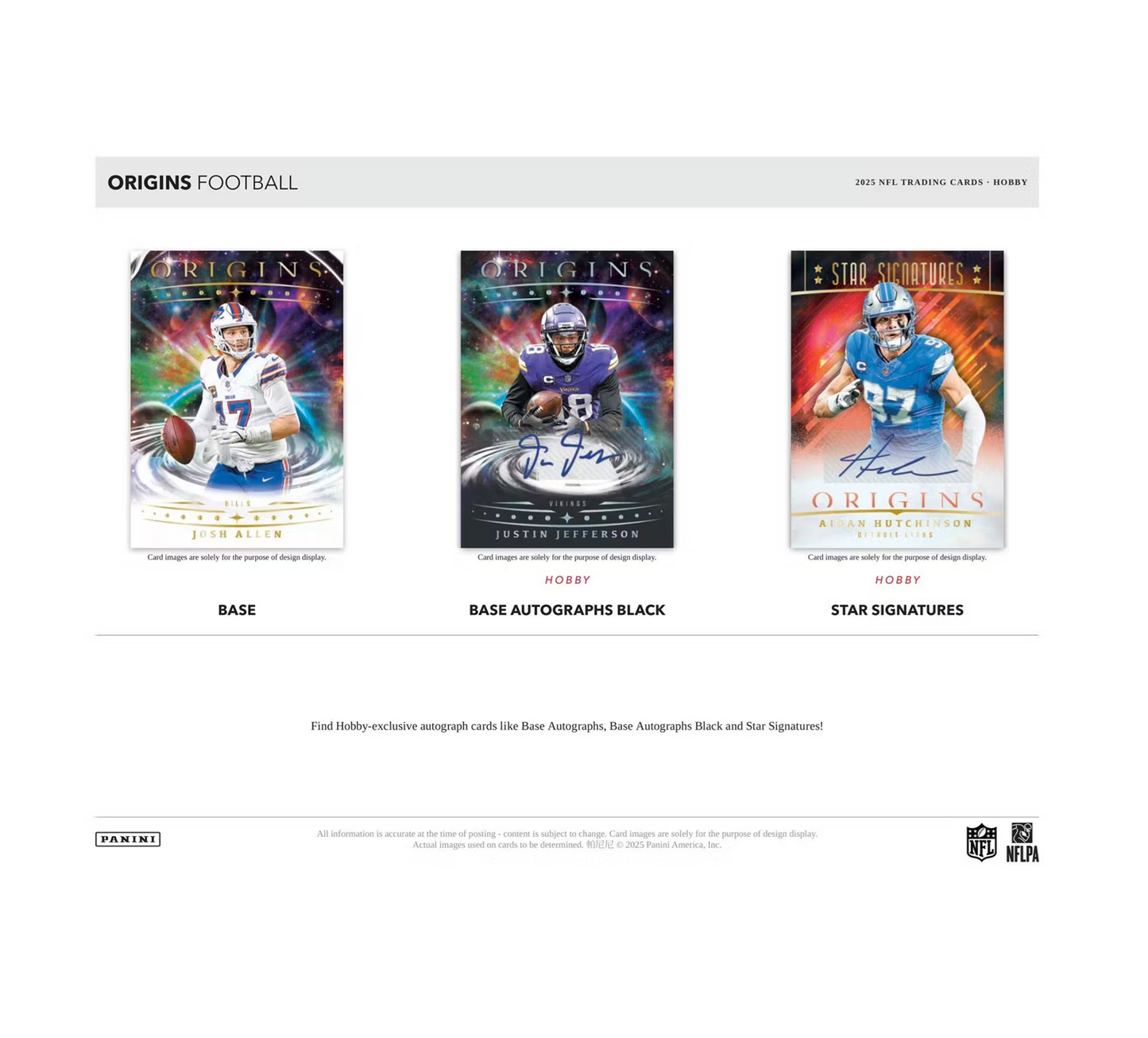 2025 Panini Origins Football Hobby 16-Box Case