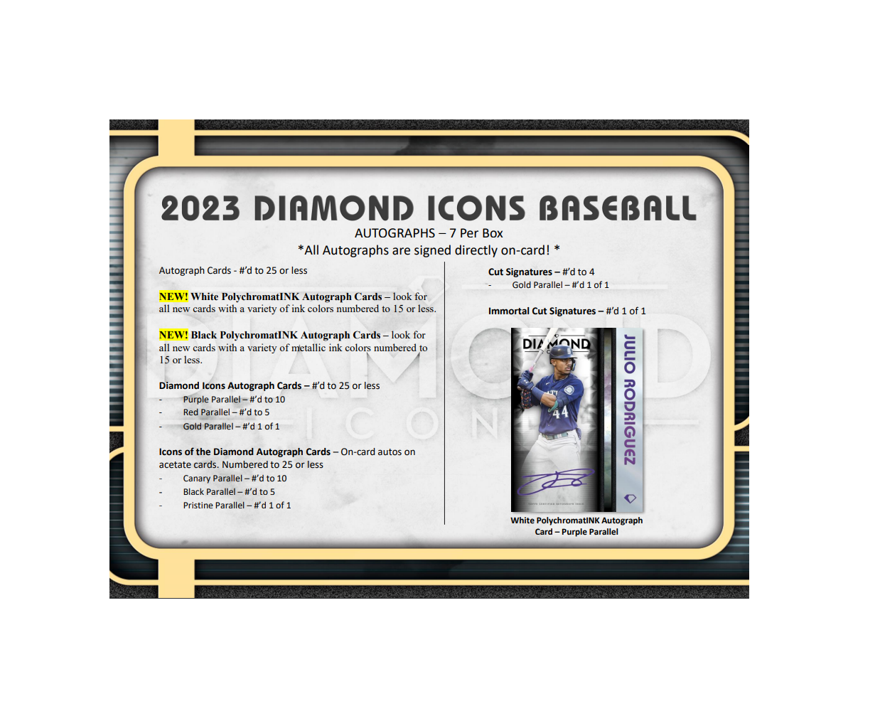 2023 Topps Diamond Icons Baseball Hobby Box