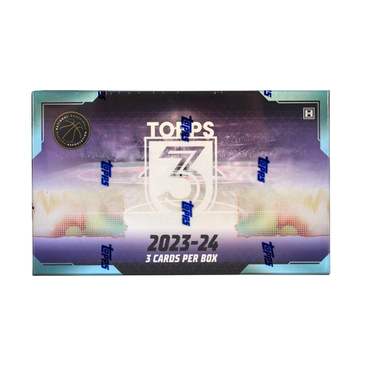 2023-24 Topps Three Basketball Hobby 5-Box Case