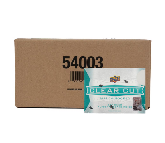 2023-24 Upper Deck Clear Cut Hockey Hobby 30-Box Case