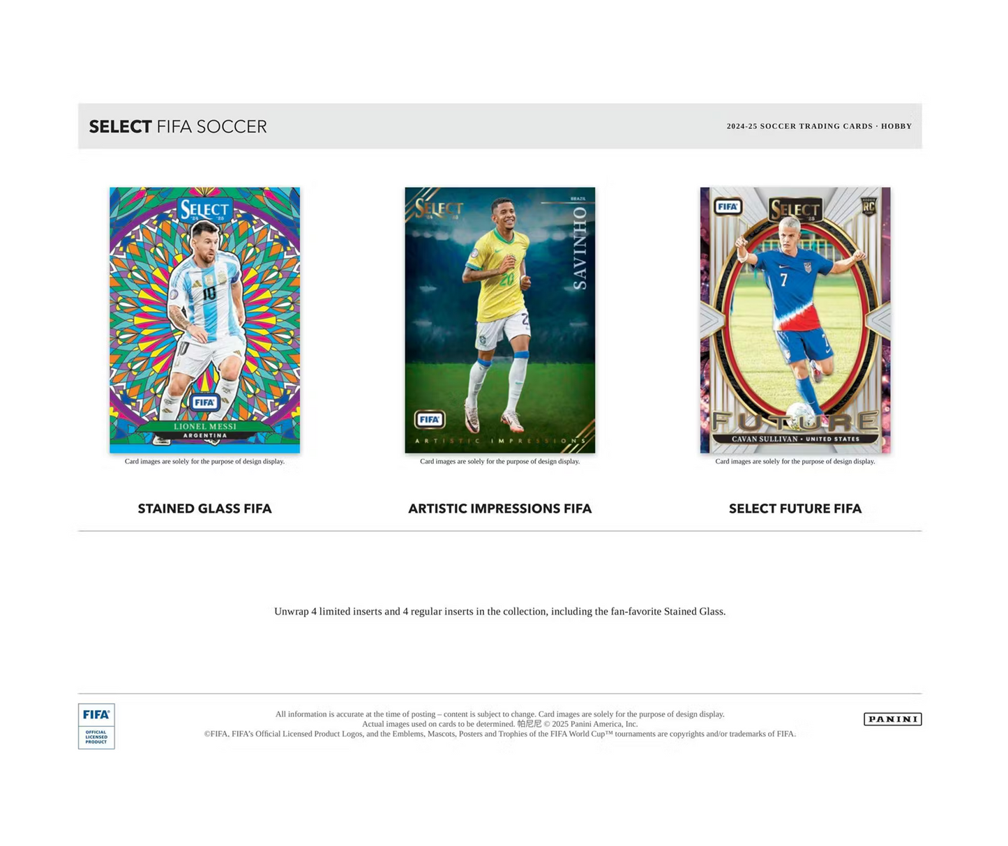 2024-25 Panini Select FIFA Soccer Hobby 12-Box Case