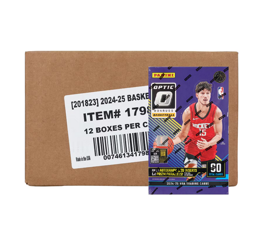 2024-25 Panini Donruss Optic Basketball Hobby 12-Box Case