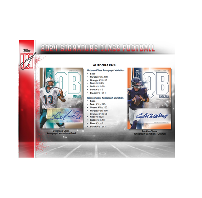2024 Topps Signature Class Football Hobby 6-Box Case