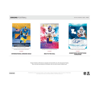 2025 Panini Origins Football Hobby 16-Box Case