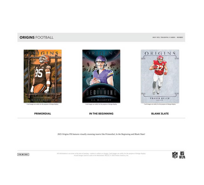 2025 Panini Origins Football Hobby 16-Box Case