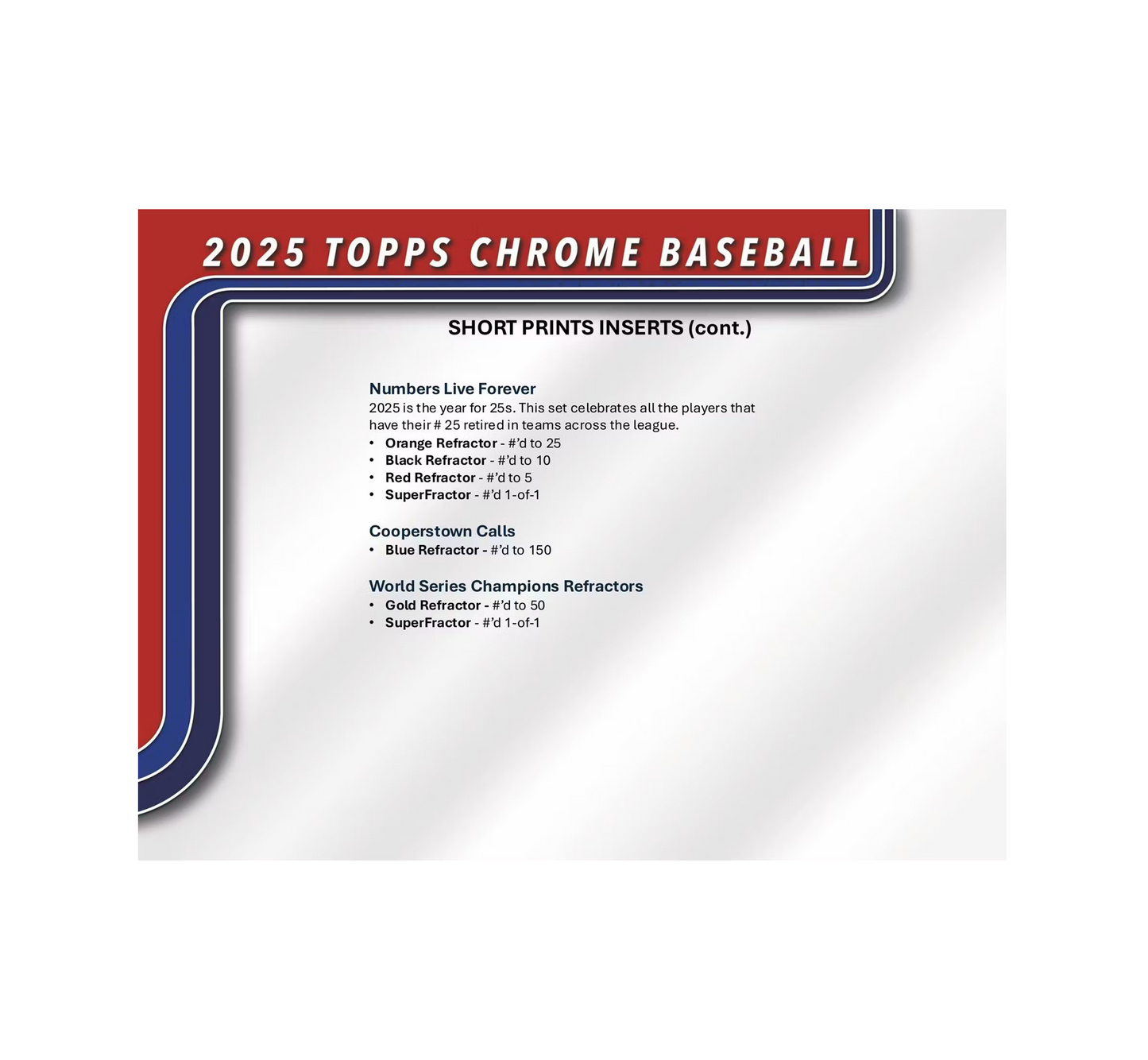 2025 Topps Chrome Baseball Breaker Delight 6-Box Case